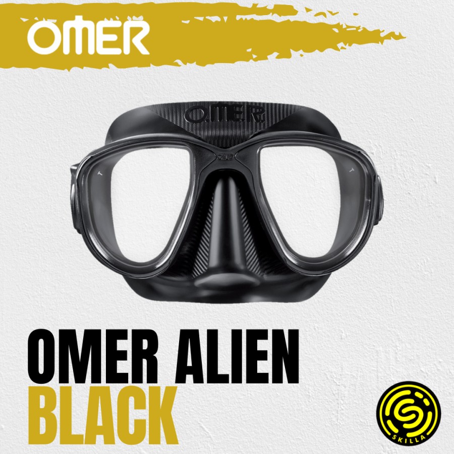 Omer Alien Black Freedive Low Volume Mask