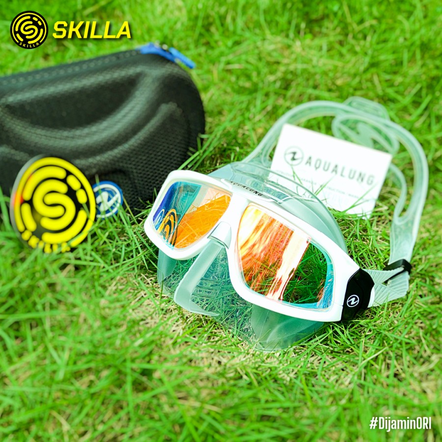 Aqualung Sphera X Clear-White Freediving Mask