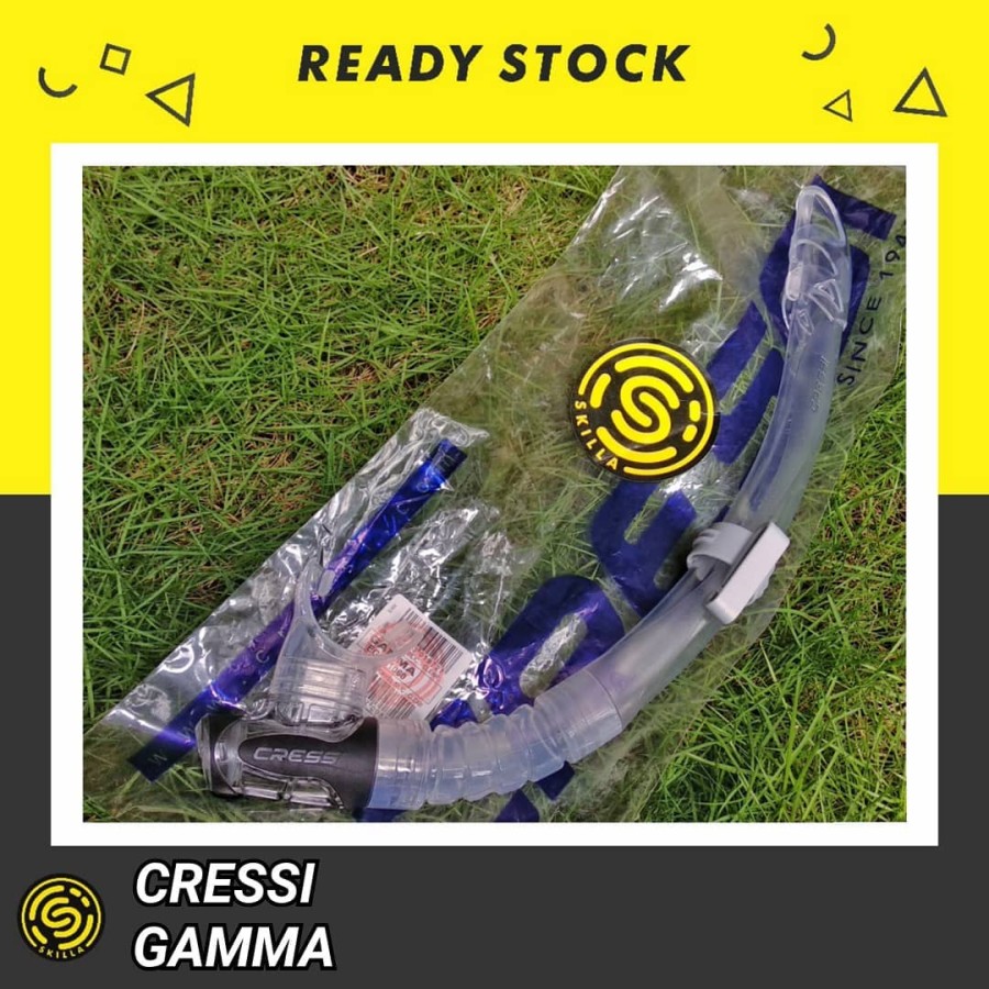 Cressi Gamma Clear Diving Snorkel