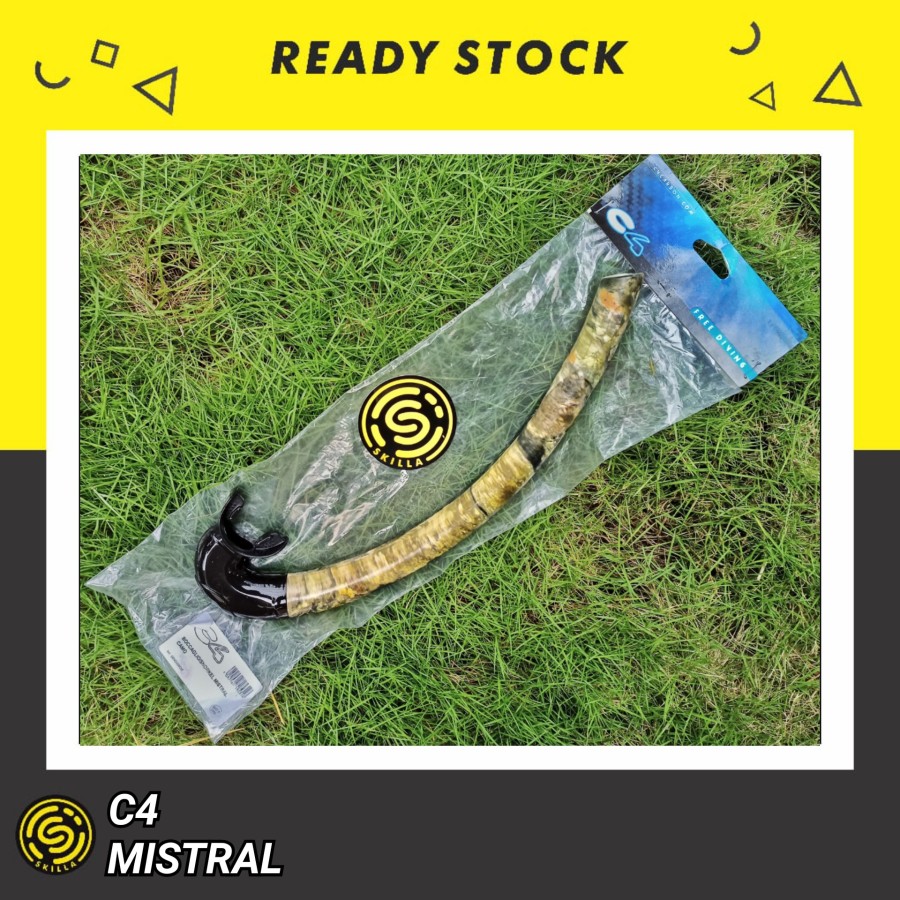 C4 Mistral Camo Freediving Snorkel