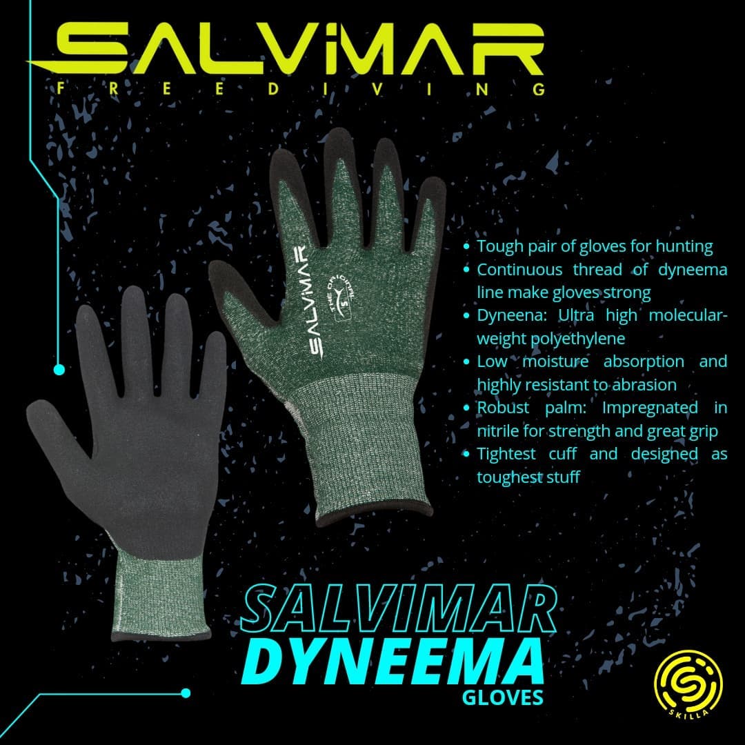 Salvimar Dyneema Anti Cuting Cut Resistant Dive Gloves