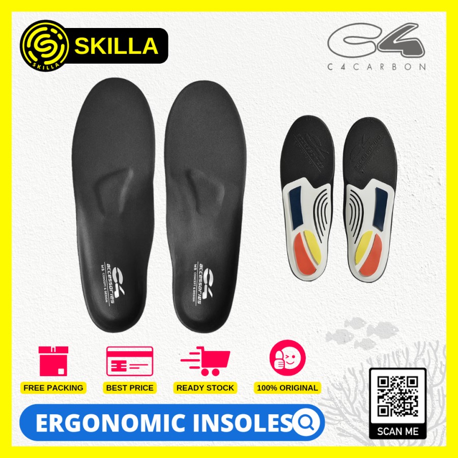 C4 Ergonomic fin Insoles