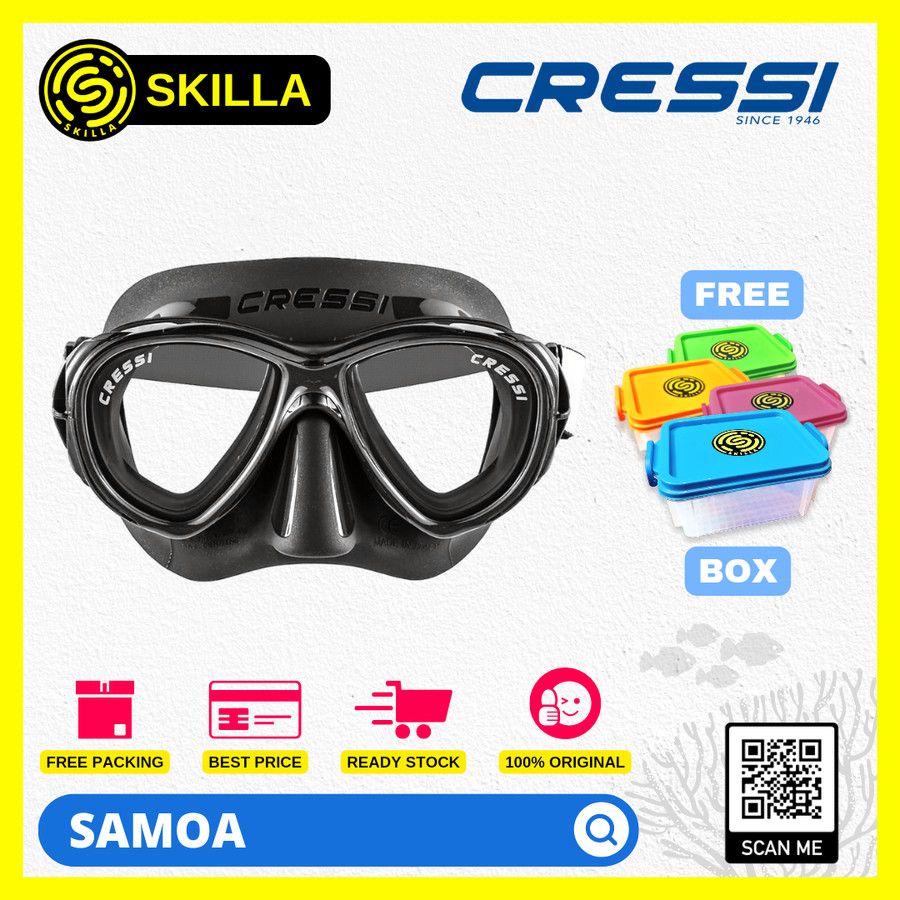 Cressi Samoa Black Low Volume