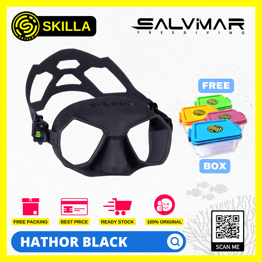 Salvimar Hathor Mask Freediving Spearfishing - Hitam